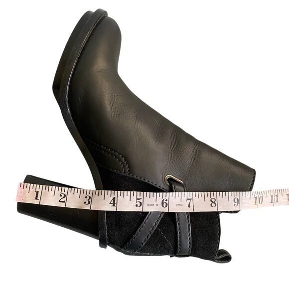 Acne Studios Cypress Black Leather Ankle Boots Sz 8.5 - Picture 12 of 14